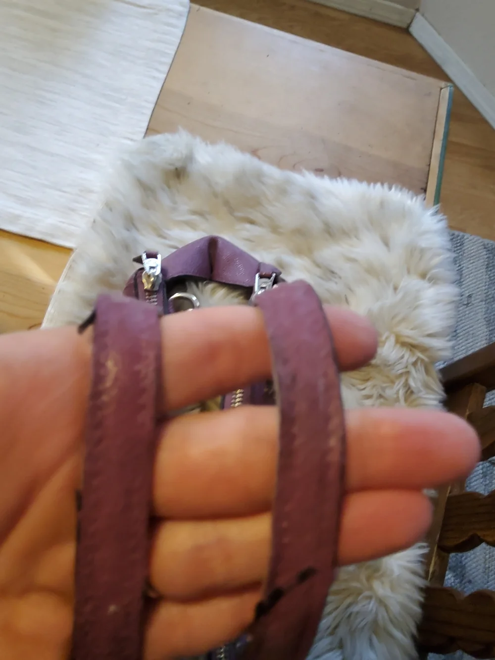 COACH Christie Crossgrain Carryall EUC minus one flaw.